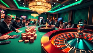 Experience high-stakes excitement at mk8th.net with a vibrant casino atmosphere featuring online poker and slots.