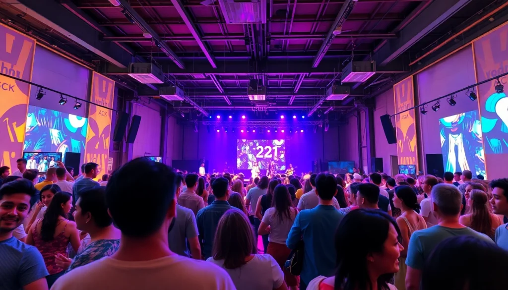 Engaging entertainment scene showcasing vibrant cultural performances at https://kjc365.com/ events, filled with diverse audiences.