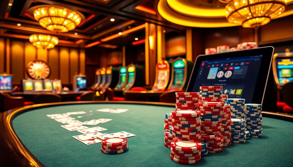 Win big at trang chủ 88t with exciting casino gameplay, featuring poker chips and roulette.
