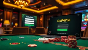 Engage with Gopay88 Daftar as you play high-stakes poker in a luxurious casino setting.