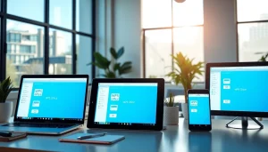 在专业办公环境中，现代设备上显示的WPS软件界面。