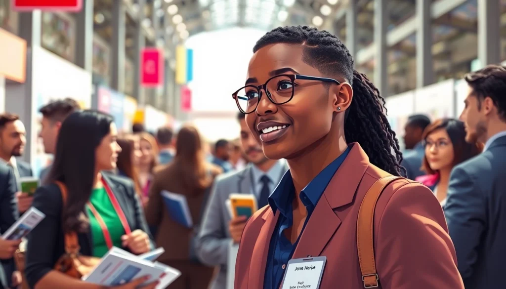 Learn how to get hired for sales jobs fast at a dynamic job fair, showcasing determination.