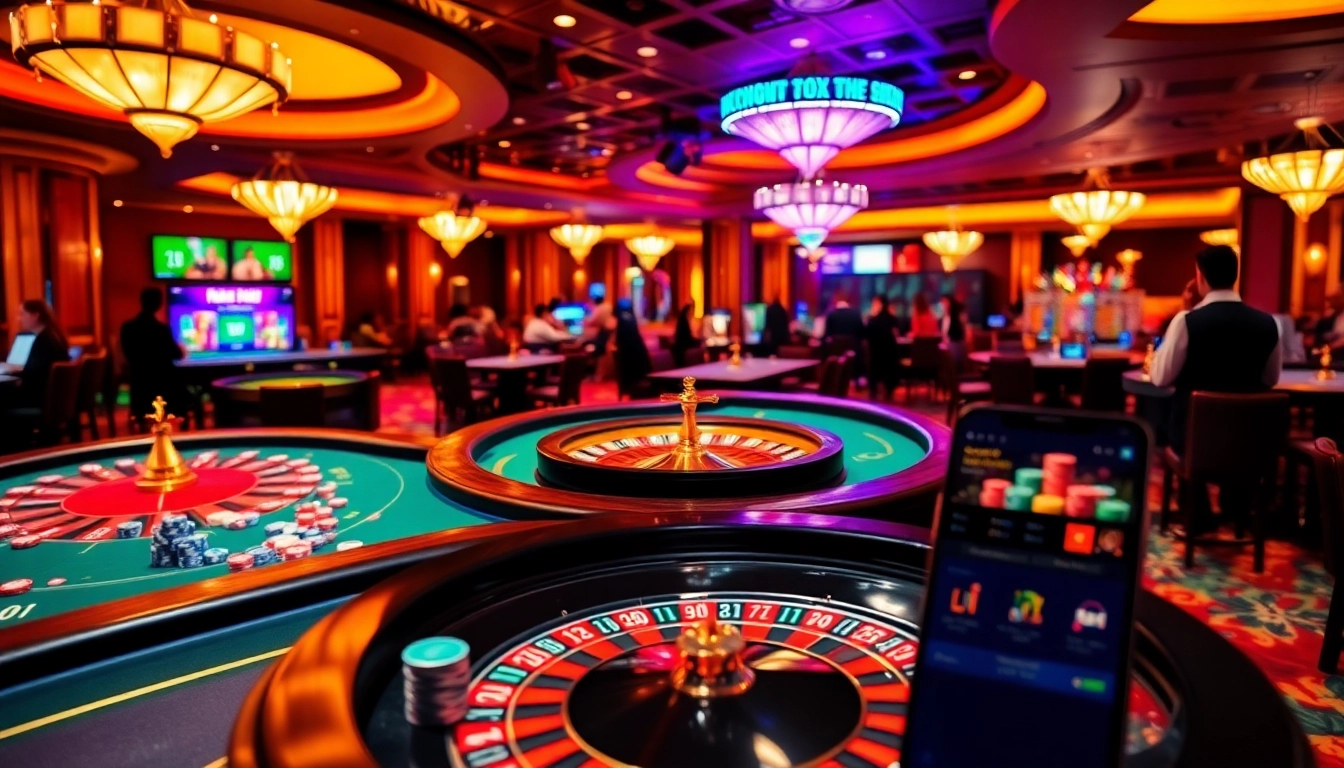 Experience the luxury of online gaming with the rr88 link showcasing thrilling casino tables and vibrant action.