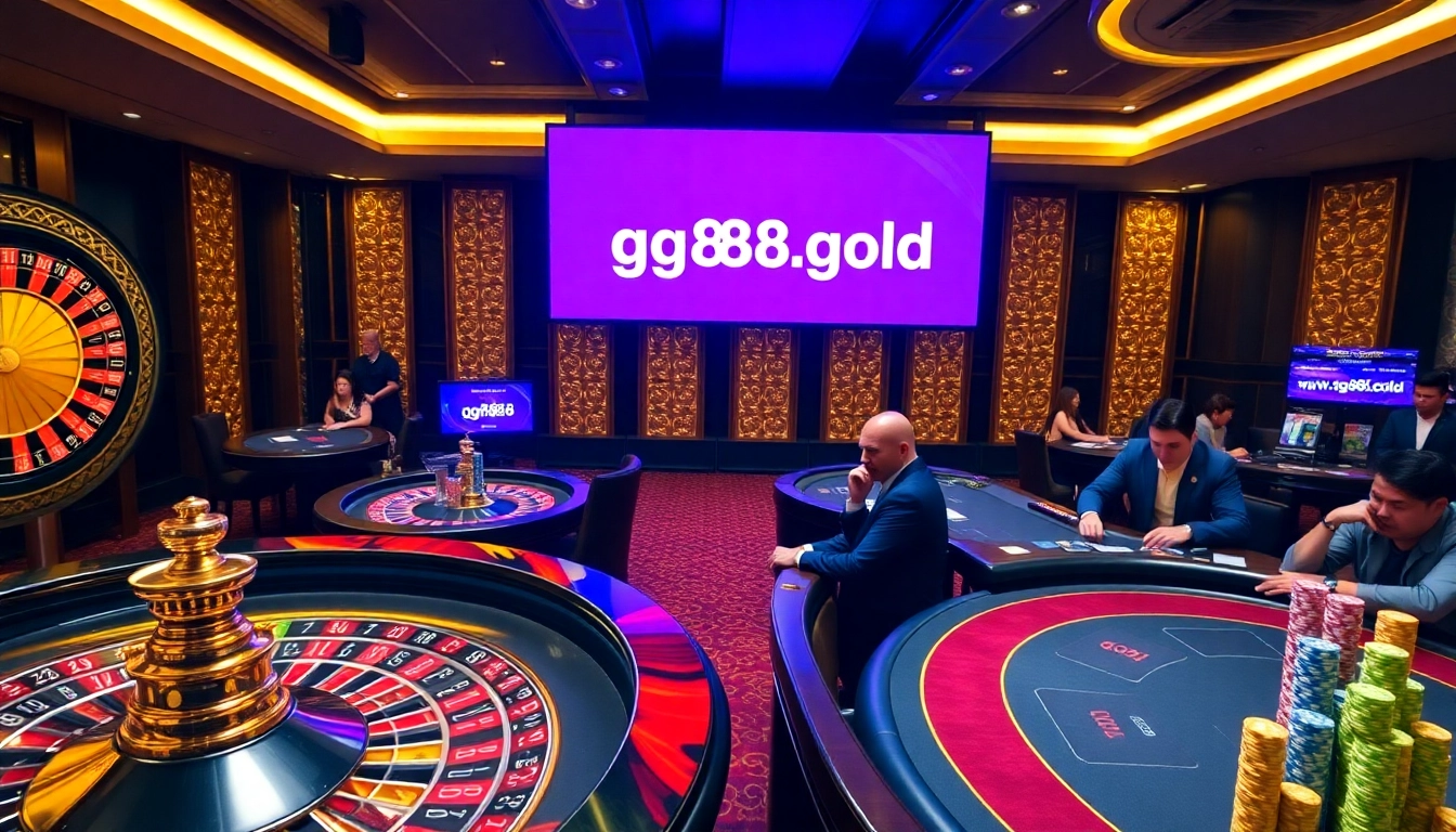 Betting at a table with the exciting atmosphere of https://gg88.gold/ casino experience