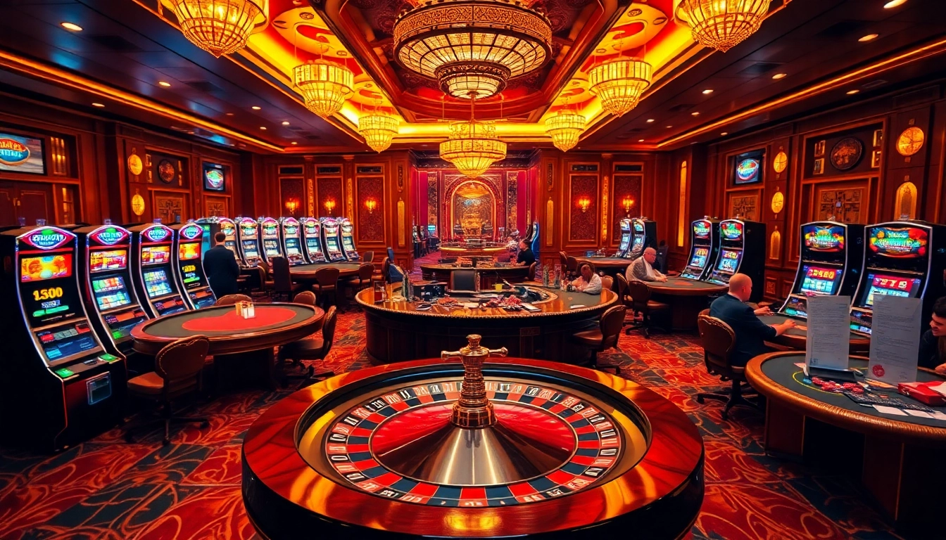 Une expérience de jeu engageante aux meilleurs casino en ligne avec des tables de poker vibrantes et des machines à sous à jackpot.