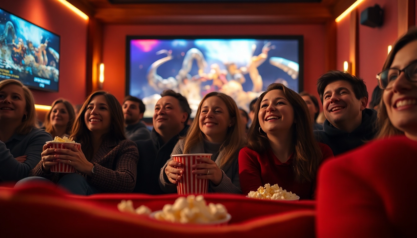 ดูหนังฟรี ในโรงภาพยนตร์ที่บ้านพร้อมกับผู้ชมที่หลงใหลในหนัง