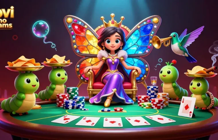 Migliora la tua esperienza di gioco con i nuovi casino non AAMS, illustrati attraverso un regale mondo di poker e colori vivaci.