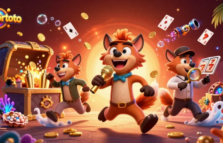 Menangkan lebih banyak di winsortoto dengan klub kasino komedi petualangan hyena 3D yang penuh warna.