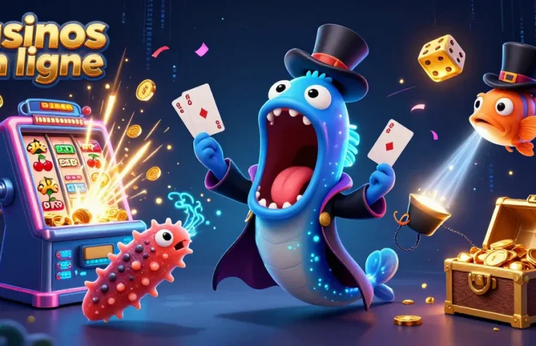 Les casinos en ligne s'animent avec un poisson-lanterne et un serpent de mer en pleine magie.