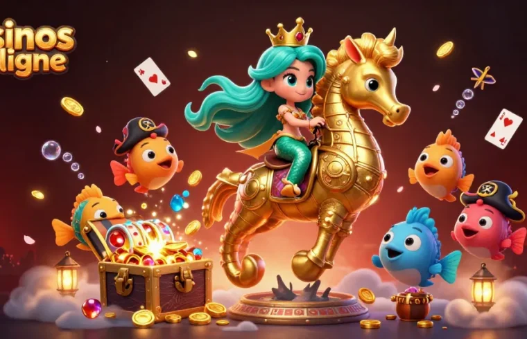 Les casinos en ligne offrent une aventure ludique avec des trésors et des poissons colorés dans un environnement dynamique.